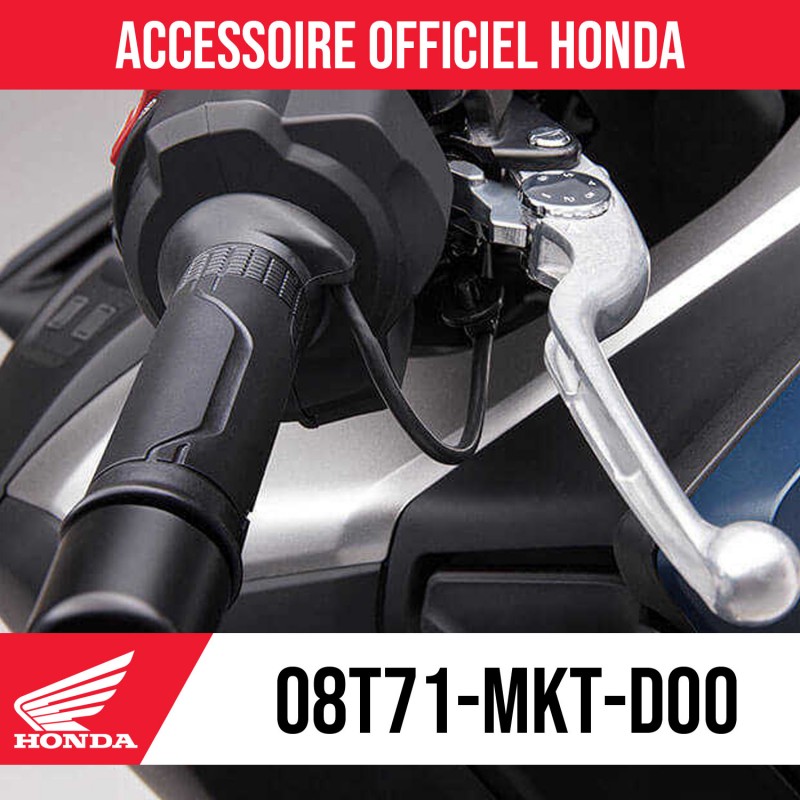 08T71-MKT-D00 + 08CRD-HGC-23GHO : Heated grips Honda Honda Forza 750