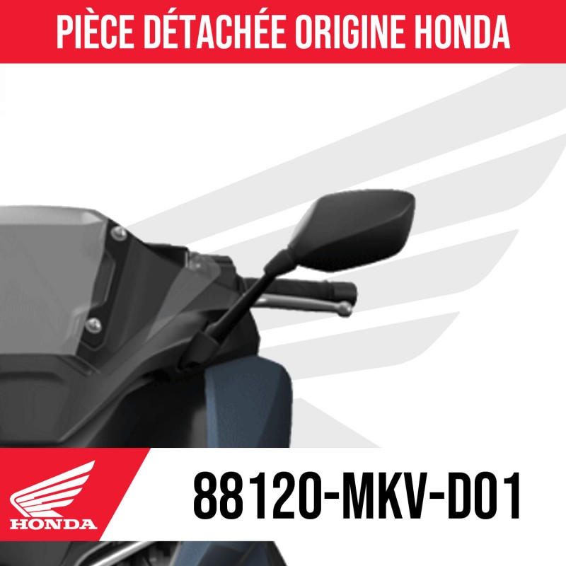 88120-MKV-D01 : Linker Seitenspiegel Original Honda Honda Forza 750