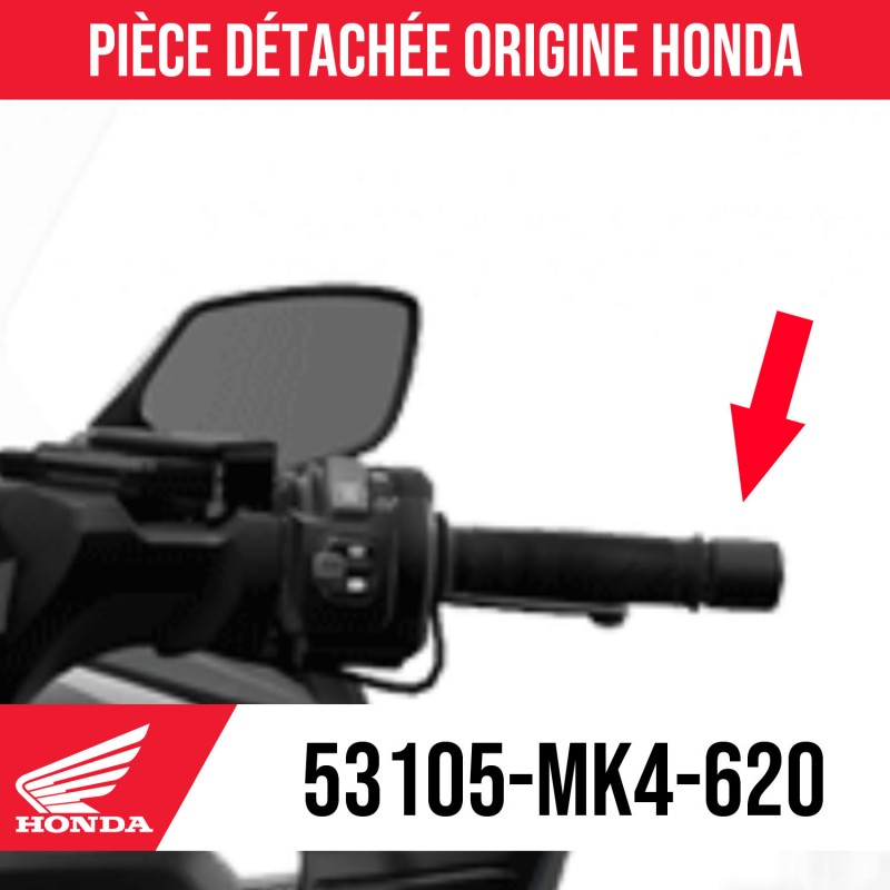 53105-MK4-620 : Tapón del manillar original de Honda Honda Forza 750