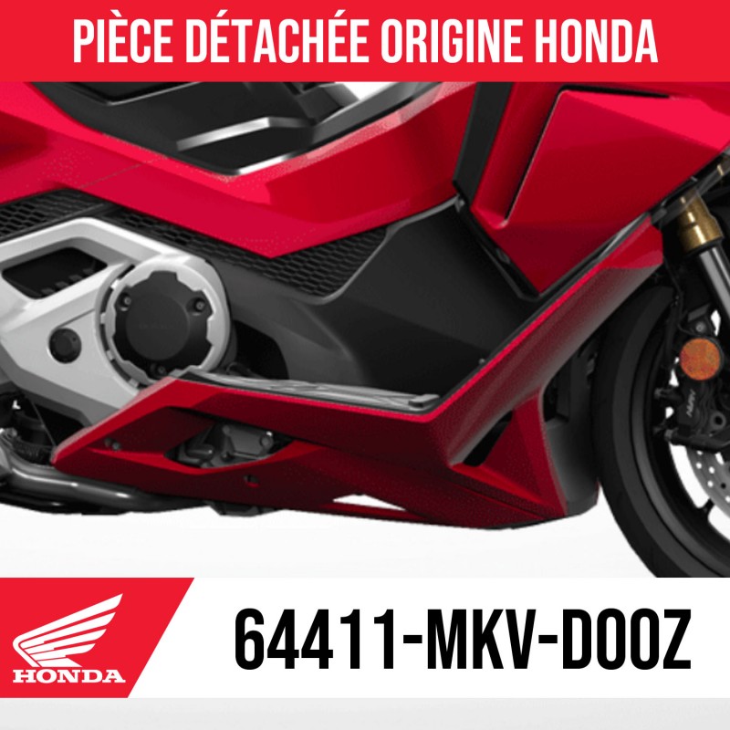 64411-MKV-D00Z : Carénage inferior derecho Honda Honda Forza 750