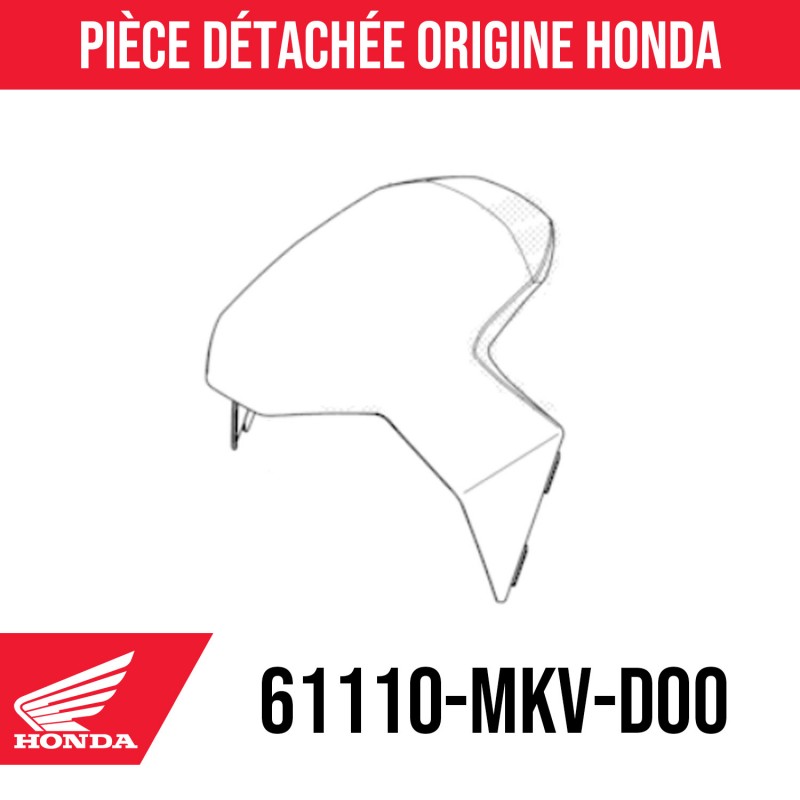 61110-MKV-D00 : Guardabarros delantero Honda Honda Forza 750