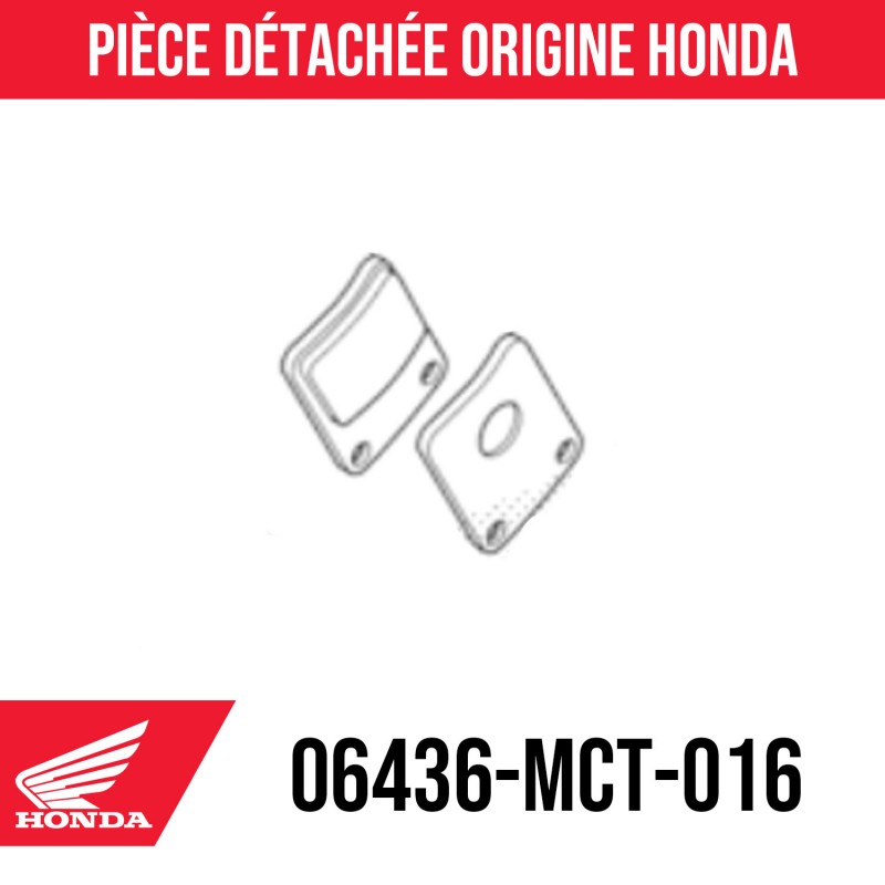 06436-MCT-016 : Handbremse Bremsbeläge für Honda Honda Forza 750