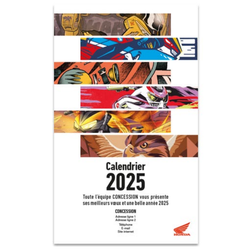 calendrier-honda-2025 : Calendrier Honda 2025 Honda Forza 750